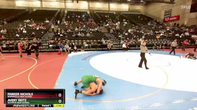 135 lbs Cons. Round 6 - Parker Nichols, Bonneville High School vs Avery Reitz, Olympus High School