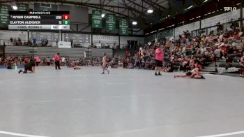 57-63 lbs Cons. Round 2 - Ryker Campbell, CrassTrained:Weigh In Club vs Clayton Aleksick, Hannibal