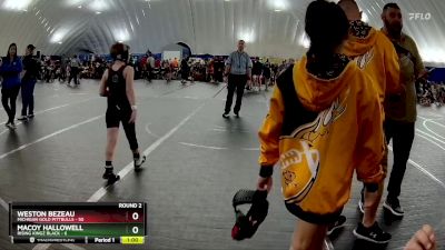 80 lbs Round 2 (10 Team) - Braxton Crowl, Michigan Gold Pittbulls vs Alex Davis, Rising Kingz Black