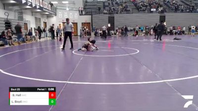 46-50 lbs Quarterfinal - Brennon Hall, Greentown Wrestling Club vs Leyton Boyd, Delta Wrestling Club Inc.