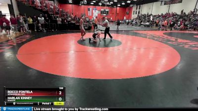 138 lbs Cons. Round 2 - Harlan Kinney, DAKOTA vs Rocco Fontela, SCHAUMBURG (HS)