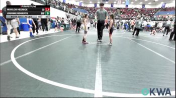 54 lbs Rr Rnd 5 - Sydney Bach, Weatherford Youth Wrestling vs Jo Thigpen, Choctaw Ironman Youth Wrestling