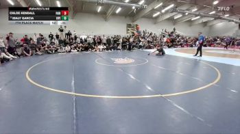 130 lbs 7th Place Match - Chloe Kendall, Palmer Ridge vs Idaly Garcia, Vista Peak