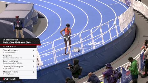 High School Girls' 200m, Finals 25