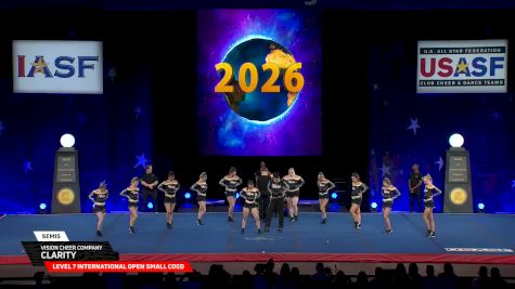Vision Cheer Company - Clarity [2026 L7 International Open Small Coed Semis] 2026 The Cheerleading Worlds