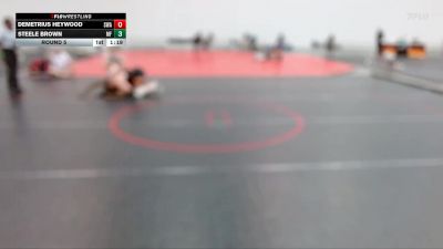 193 lbs Round 5 - Steele Brown, Morris Fitness vs Demetrius Heywood, SLATE WRESTLING ACADEMY