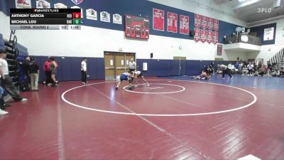 108 lbs Cons. Round 2 - Michael Lou, University High School vs Anthony Garcia, Redlands