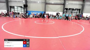 64 kg Rr Rnd 5 - Haylie Jaffe, Misfits Girls Onyx vs Belicia Manuel, Michigan Yellow