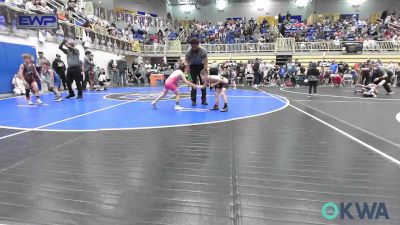 49 lbs Quarterfinal - Finn Morse, Sallisaw Takedown Club vs Gracelyn Alber, Barnsdall Youth Wrestling