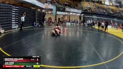 157 lbs Champ. Round 2 - Jais Rose, Unattached vs Grayson Williams, Western Colorado