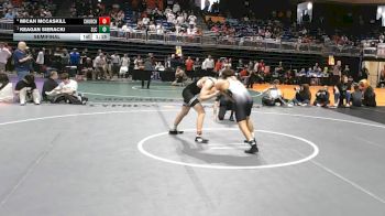 6A 150 lbs Semifinal - Keagan Sieracki, Southlake Carroll vs Micah McCaskill, San Antonio Churchill