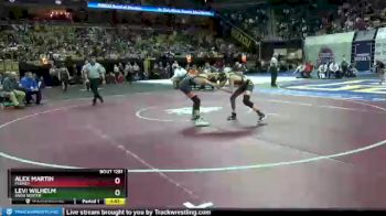 106 Class 1 lbs Semifinal - Alex Martin, Penney vs Levi Wilhelm, Knob Noster