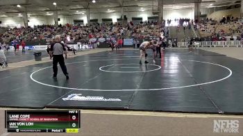 A 157 lbs Cons. Round 2 - Lane Cope, Samuel Everett School Of Innovation vs Ian Von Loh, Hixson