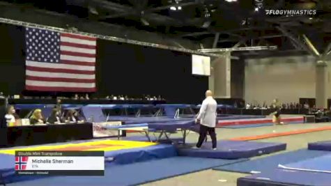 Michelle Sherman - Double Mini Trampoline, ETA - 2021 USA Gymnastics Championships