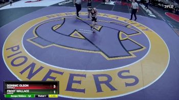 Semifinal - Dominic Olson, Waverly vs Frost Wallace, Gering