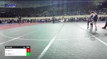 72 lbs Semifinal - Sammy Cox, Watonga vs Wyler Allen, Westmoore Wresting