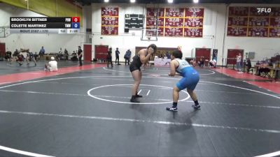 170 lbs Cons. Semi - Brooklyn Bittner, Project 8 Wrestling vs Colette Martinez, TMWC