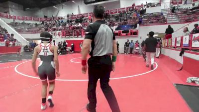JH 89 lbs Cons. Round 2 - Brea George, Mustang JH vs Delilah Banda, ELGIN JH