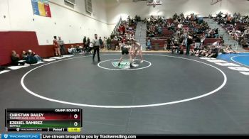 126 lbs Champ. Round 3 - Christian Bailey, Thunder Basin High School vs Ezekiel Ramirez, Buffalo