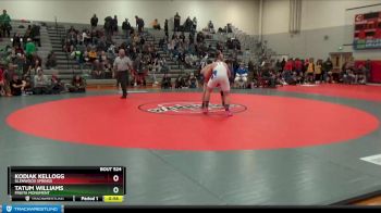 215 lbs Cons. Round 4 - Tatum Williams, Fruita Monument vs Kodiak Kellogg, Glenwood Springs