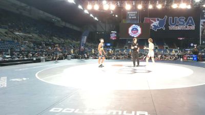 150 lbs Cons. Rd Of 64 - Kozad Porter, Wyoming vs Makael Aguayo, Montana