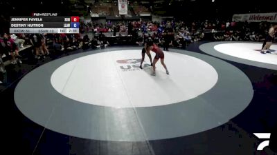 110 lbs Jennifer Favela, SDIKWA - San Diego-Imperial Kids Wrestling Association vs Destiny Huitron, LAWA - Los Angles Wrestling Association