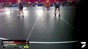 165 lbs Round 2 (4 Team) - Porter Cleary, White Bear Lake vs Carson Peterson, Denmark