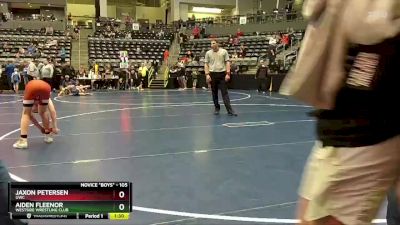 105 lbs Cons. Round 3 - Aiden Fleenor, Westside Wrestling Club vs Jaxon Petersen, UWC