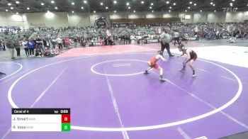 73 lbs Consi Of 4 - Jordy Smart, Ravage WC vs Redek Voss, Roseburg Mat Club