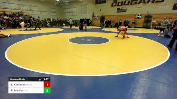 135 lbs Quarterfinal - Layne Kleimann, Mountain Ridge (UT) vs Richard Murillo, Canyon Springs