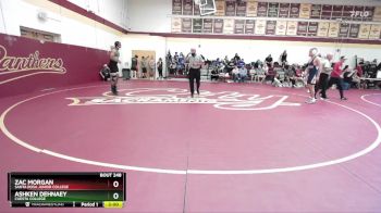 174 lbs Cons. Round 4 - Zac Morgan, Santa Rosa Junior College vs Ashken Dehnaey, Cuesta College