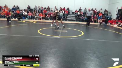 JV-18 lbs Round 3 - Damian Ficken, West Marshall vs Elijah Cerwinske, Nashua-Plainfield