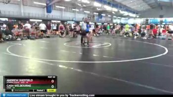 160 lbs Quarters & 1st Wb (16 Team) - Cash Welbourne, CIAW vs Andrew Sheffield, Strong House - Red