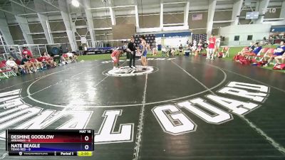 190 lbs Round 2 (6 Team) - Desmine Goodlow, Arkansas vs Nate Beagle, Texas Red