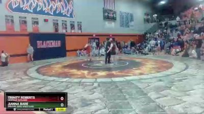 138 lbs Round 2 - Trinity Roberts, Heritage Outlaws vs Jianna Bare, Ground Zero Wrestling