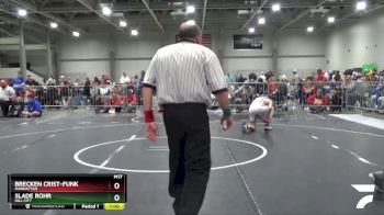 125 lbs Cons. Round 2 - Slade Rohr, Hill City vs Brecken Crist-Funk, Manhattan