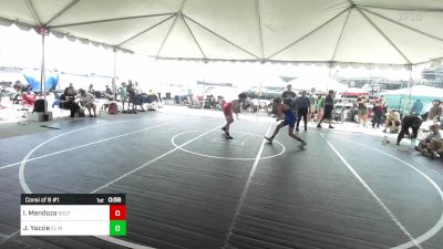 113 lbs Consi Of 8 #1 - Ignacio Mendoza, South High vs Jayden Yazzie, El Modena