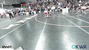 85 lbs Consi Of 8 #1 - LEBRAE JONES, HURRICANE WRESTLING ACADEMY vs Carter Rogers, Raw Wrestling Club