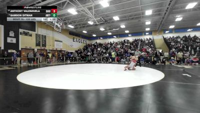 120 lbs Round Of 16 - Anthony Valenzuela, Danbury vs Samson Ditman, Amity