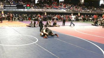 6A 157 lbs Cons. Round 1 - Alken Maxutov, Round Rock vs Waldo Jimenez, Conroe Caney Creek