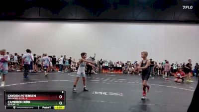 57 lbs Finals (2 Team) - Cayden Petersen, Oklahoma Elite vs Cameron Kirk, Gotcha