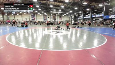 160 lbs Consi Of 32 #1 - Kriecg Roe, GA vs Caden Blackburn, NC