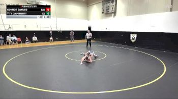 133 lbs Cons. Round 3 - Ty Daugherty, John Carroll vs Connor Bayliss, Marian University (IN)