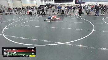 106 lbs Cons. Round 10 - Maddux Tindal, Best Trained Wrestling vs Mason Bauer, The Wrestling Factory Of Cleveland