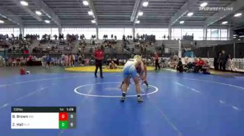 132 lbs Prelims - Brayden Brown, Team Bro OH vs Zack Hall, Flint Tropics