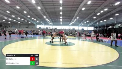 165 lbs Round Of 16 - Darrell Hicks, Indiana Outlaws Gold vs Kyler Crooks, POWA