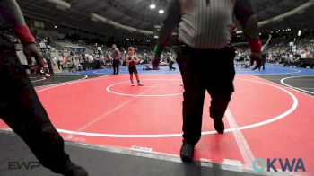 73 lbs Quarterfinal - Brantley Brunger, Raw Wrestling Club vs Brayden Bess, McAlester Youth Wrestling