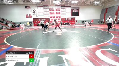 174 lbs Consolation - Brody Evans, Edinboro vs Connor Owens, Michigan