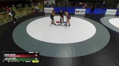 235 lbs Quarterfinal - Amya Ortiz, Newark Wrestling Club vs Laylah Sor, Hoover Mat Masters