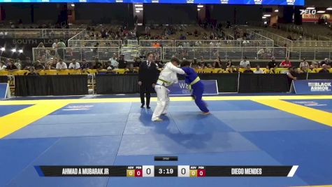 Diego Mendes vs Ahmad A Mubarak Jr 2025 Pan Kids Jiu-Jitsu IBJJF Championship